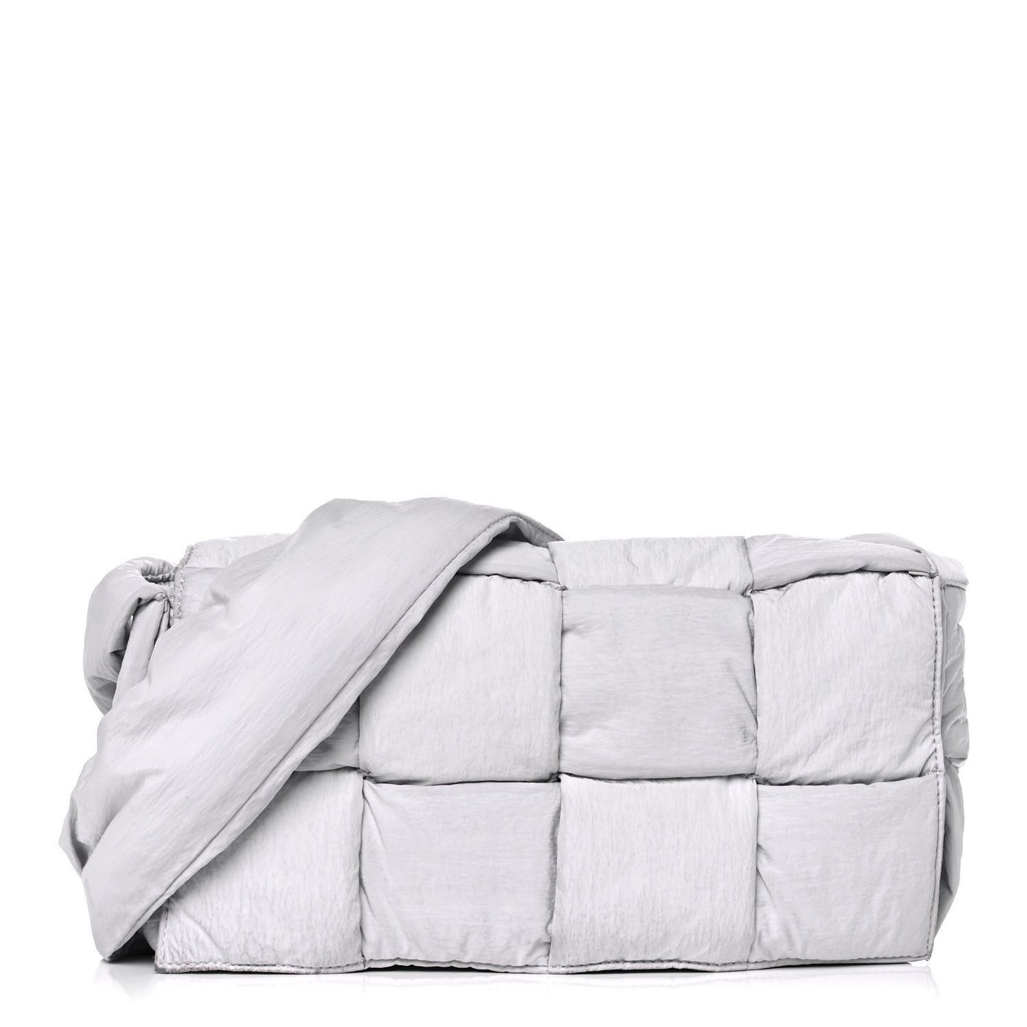Nylon Intrecciato Padded Tech Cassette Bag Frost