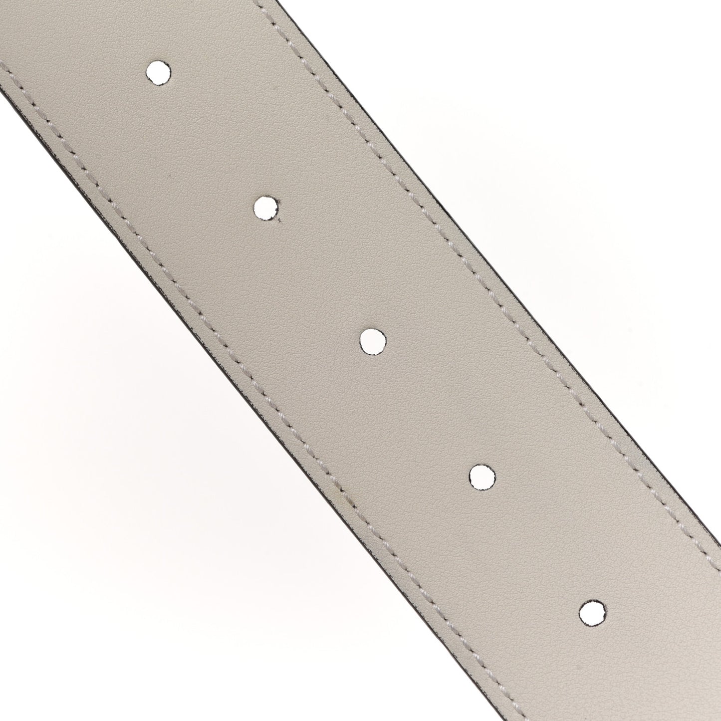 Calfskin Double G 40mm Belt 80 32 Mystic White