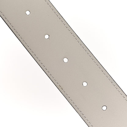 Gucci Calfskin Double G 40mm Belt 80 32 Mystic White 3 of 5