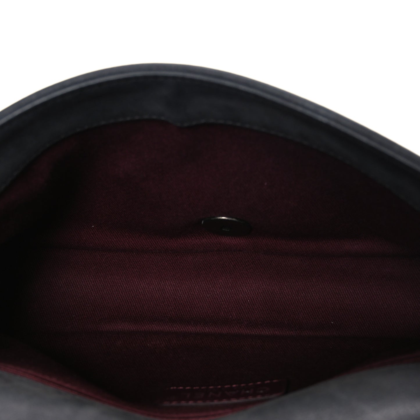 Calfskin Diamond Embossed Medium New Chic Flap Dark Grey