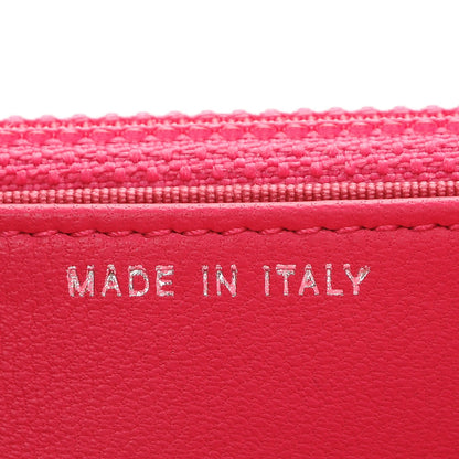 Chanel Lambskin Quilted Wallet On Chain WOC Dark Pink 7 of 8