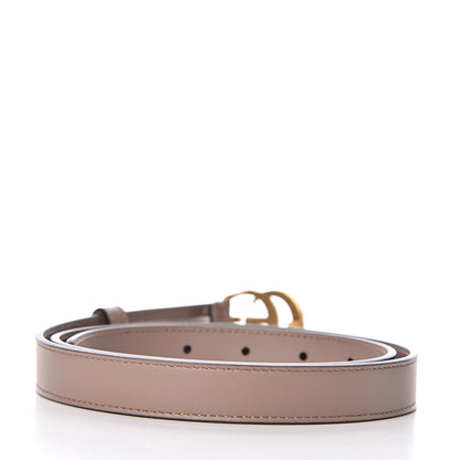 Gucci Calfskin Double G 20mm Belt 85 34 Porcelain Rose 3 of 5