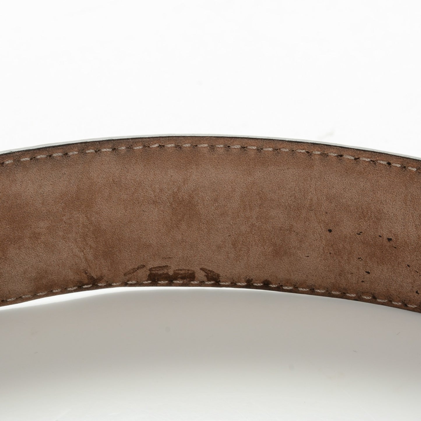 Guccissima Interlocking G Belt 95 38 Chocolate