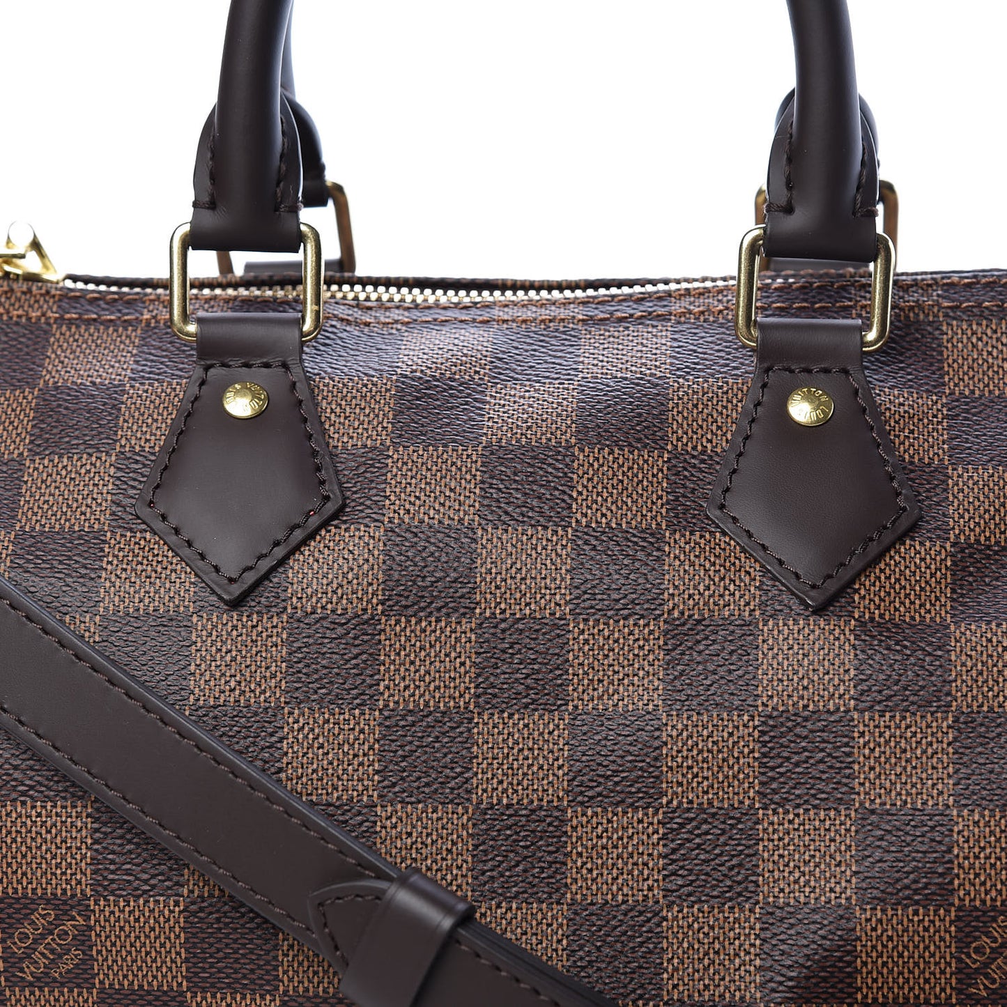 Damier Ebene Speedy Bandouliere 25