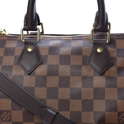 Louis Vuitton Damier Ebene Speedy Bandouliere 25 11 of 12