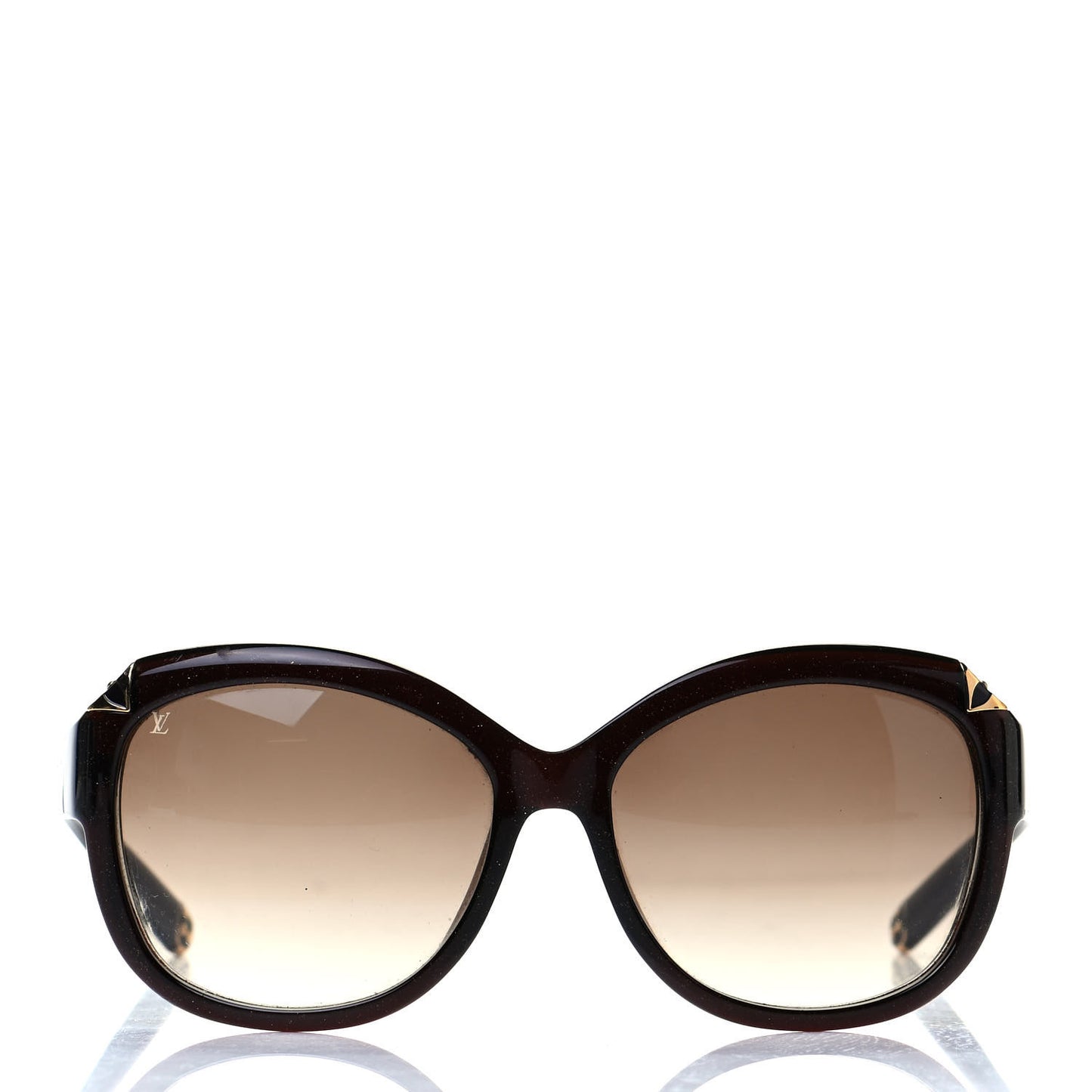 Acetate Hortensia Cat Eye Sunglasses Z0486W Brown Glitter