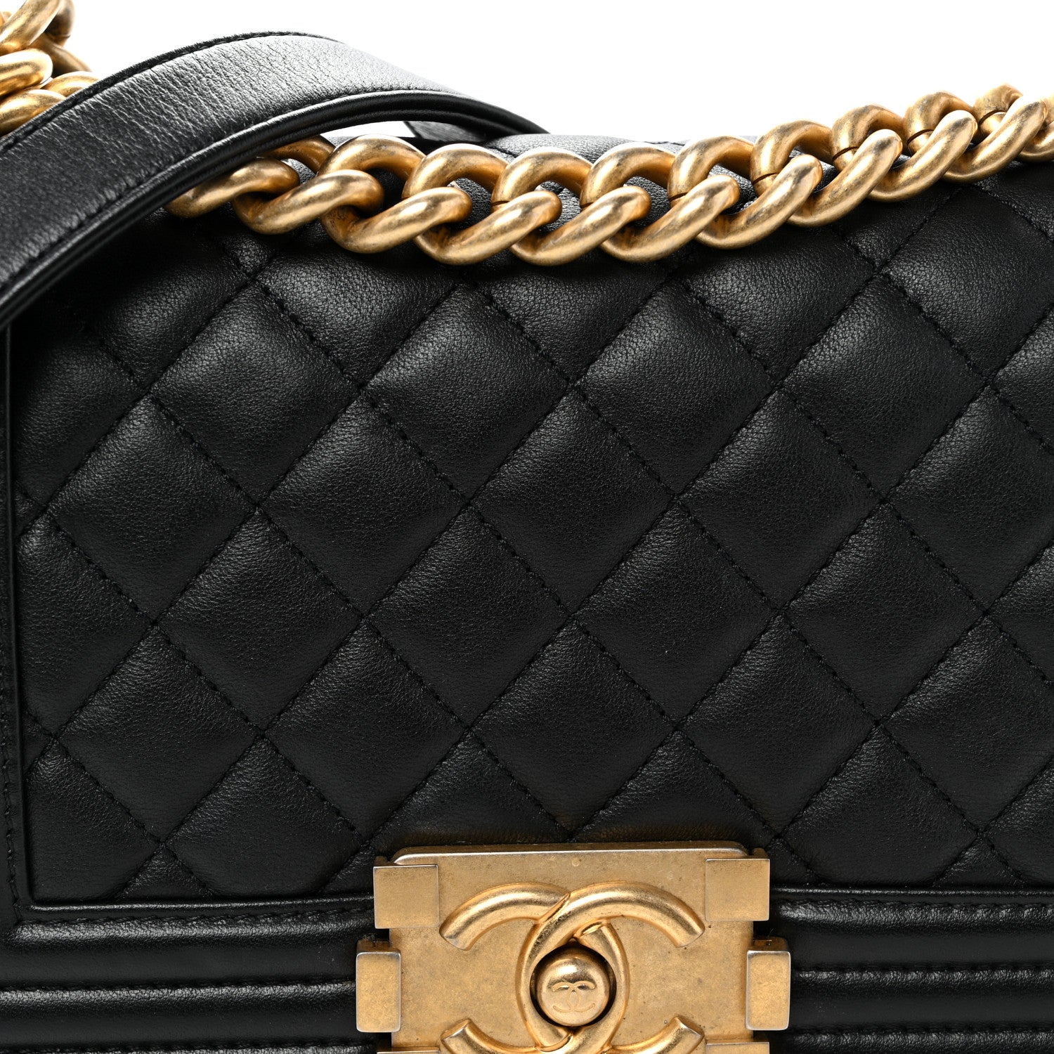 Chanel Calfskin Quilted Small Boy Flap Black 8 of 10