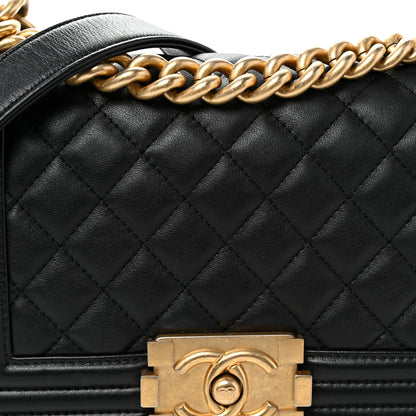 Chanel Calfskin Quilted Small Boy Flap Black 8 of 10