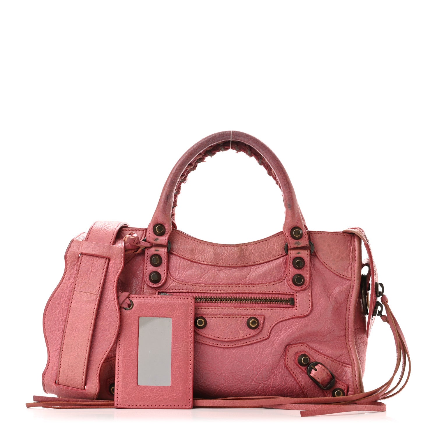 Balenciaga Agneau Classic Hardware Mini City Rose Bombon Raspberry 1 of 18