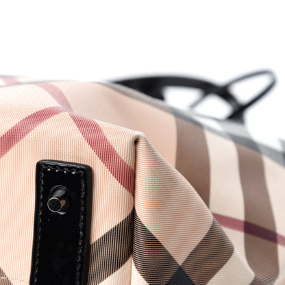 Burberry Supernova Check Stanton Tote Black 11 of 15
