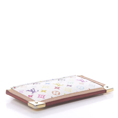 Louis Vuitton Monogram Multicolor Key Pouch White 4 of 8