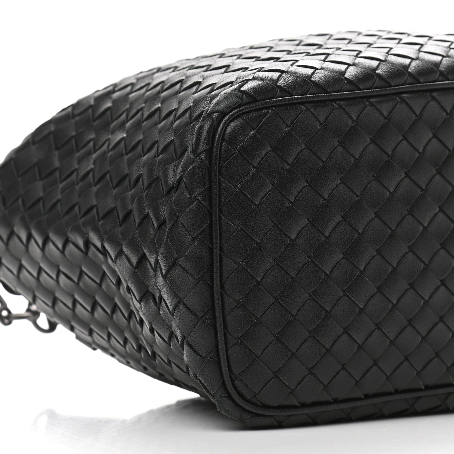 Bottega Veneta Nappa Intrecciato Small Shoulder Bag Black 7 of 10