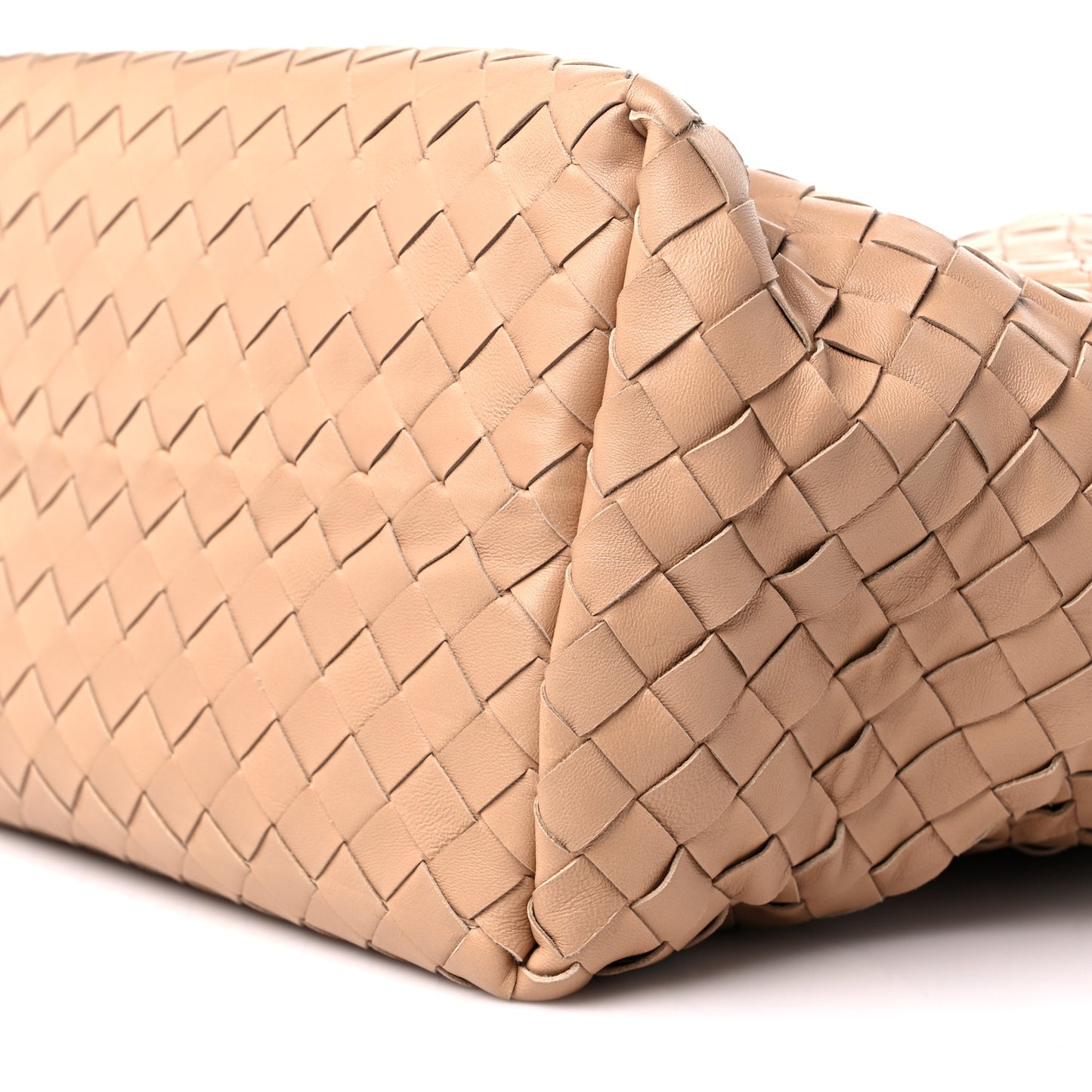 Nappa Intrecciato Tote Bag Almond