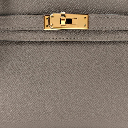 Hermes Epsom Mini Kelly Sellier 20 Gris Asphalt 8 of 11