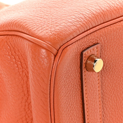 Hermes Togo BIRKIN 30 Orange 10 of 11