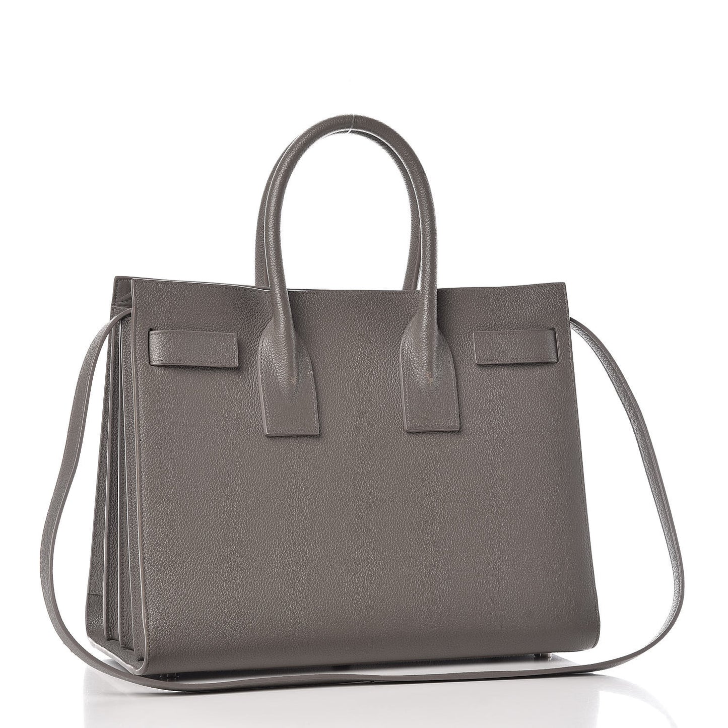 Grained Calfskin Small Sac De Jour Fog