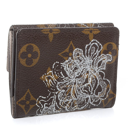 Louis Vuitton Monogram Dentelle Ludlow Wallet Silver 3 of 7