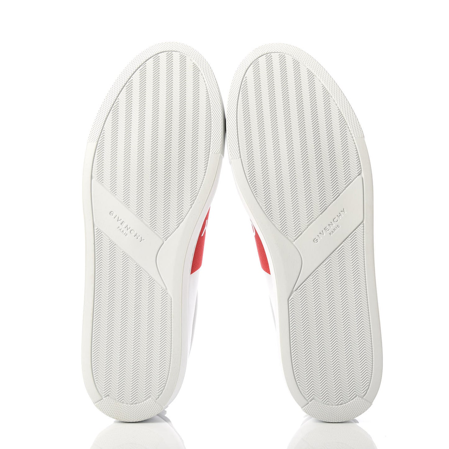 Calfskin Band Logo Mens Urban Street Sneakers 44 White Red