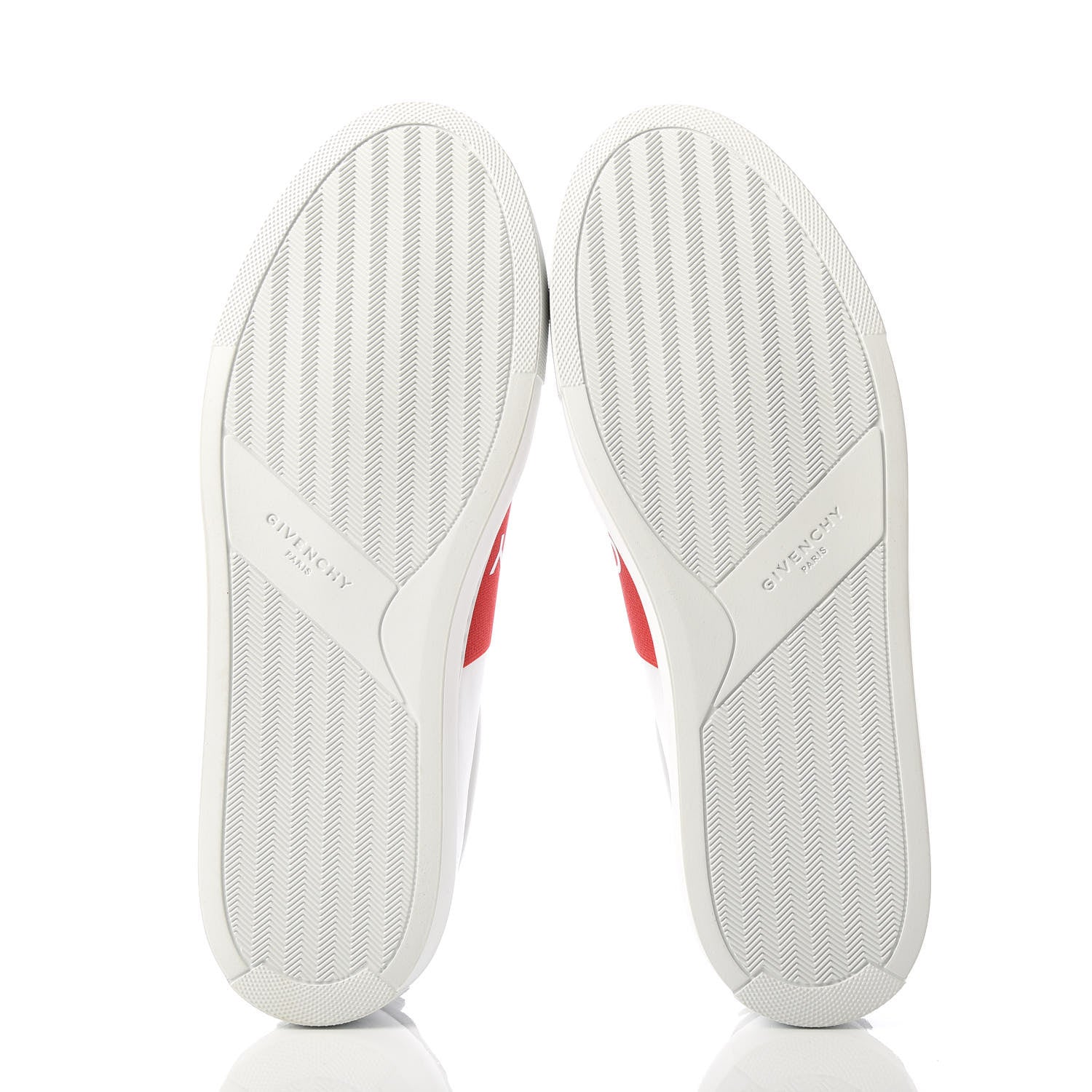 Givenchy Calfskin Band Logo Mens Urban Street Sneakers 44 White Red 6 of 12