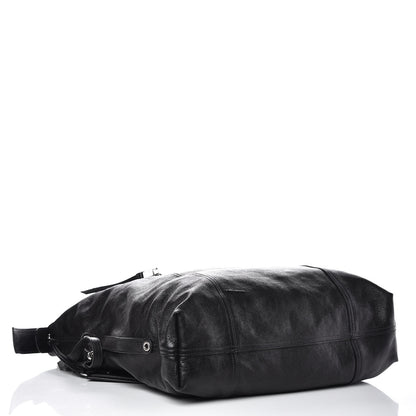 Prada Glace Calf Etiquette Hobo Black 4 of 10