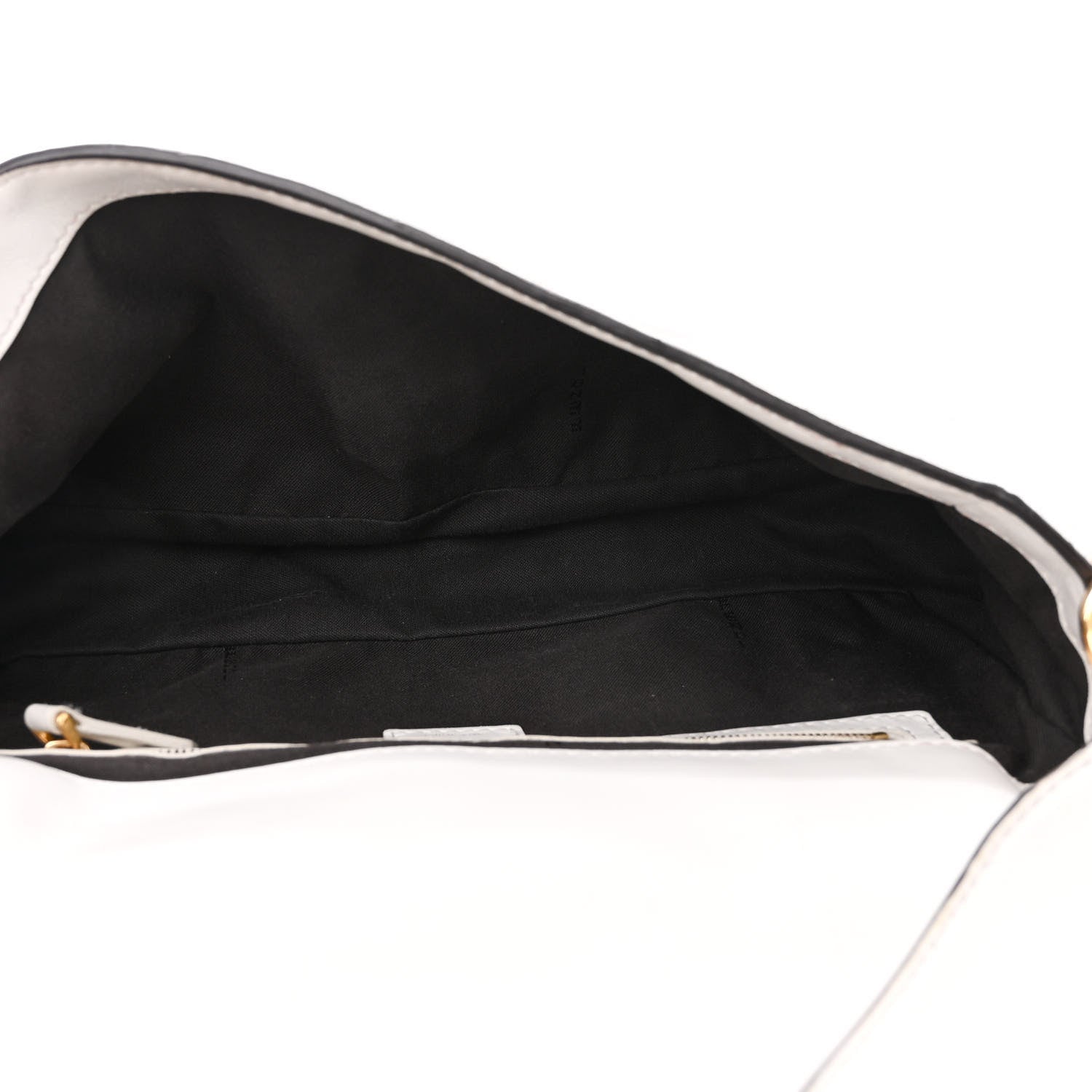 Fendi Nappa FF 1974 Embossed Baguette White 5 of 23