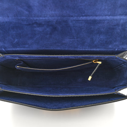 Christian Dior Grained Calfskin Dio(r)evolution Flap Bag Navy Blue 4 of 11