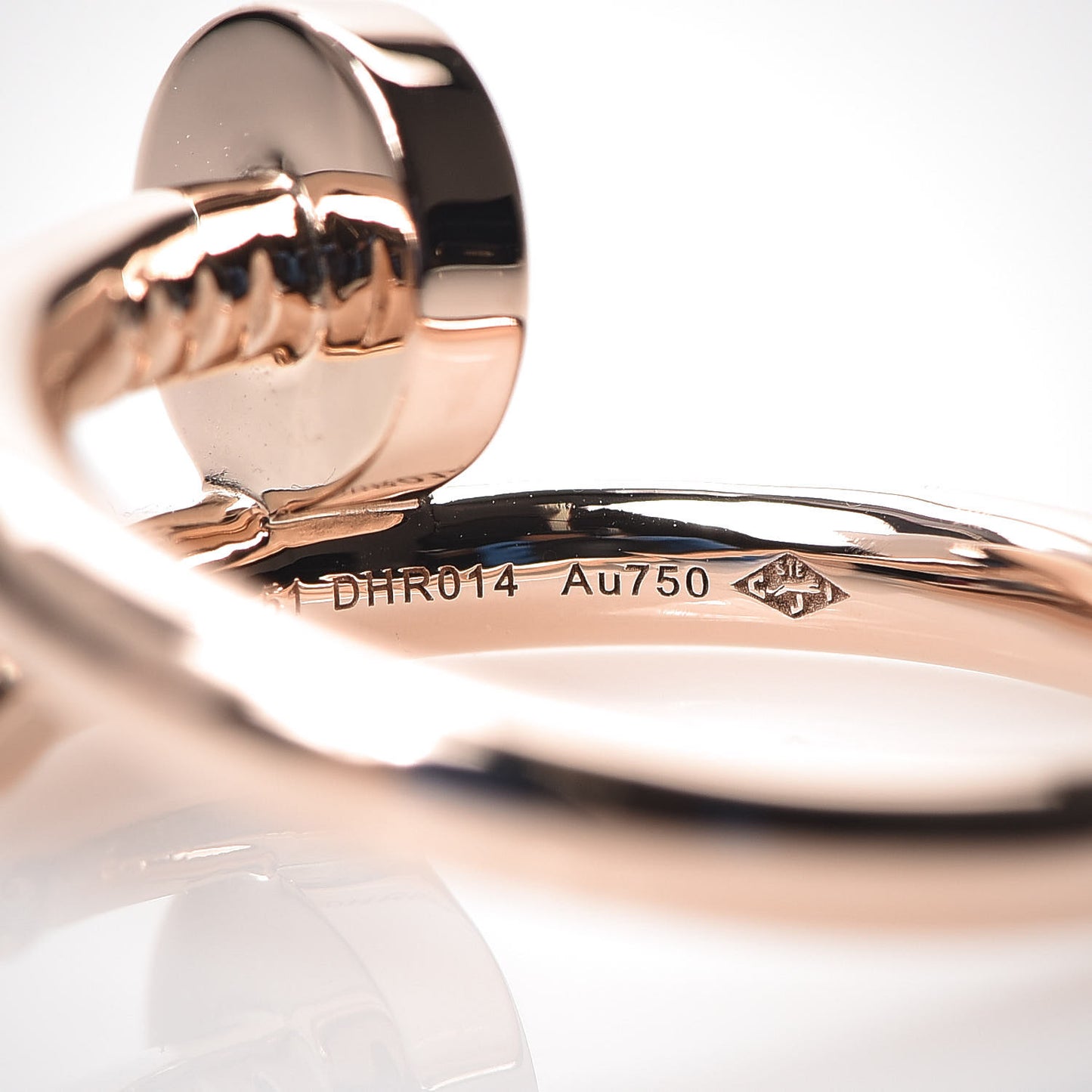 18K Pink Gold Juste Un Clou Ring 51 5.75