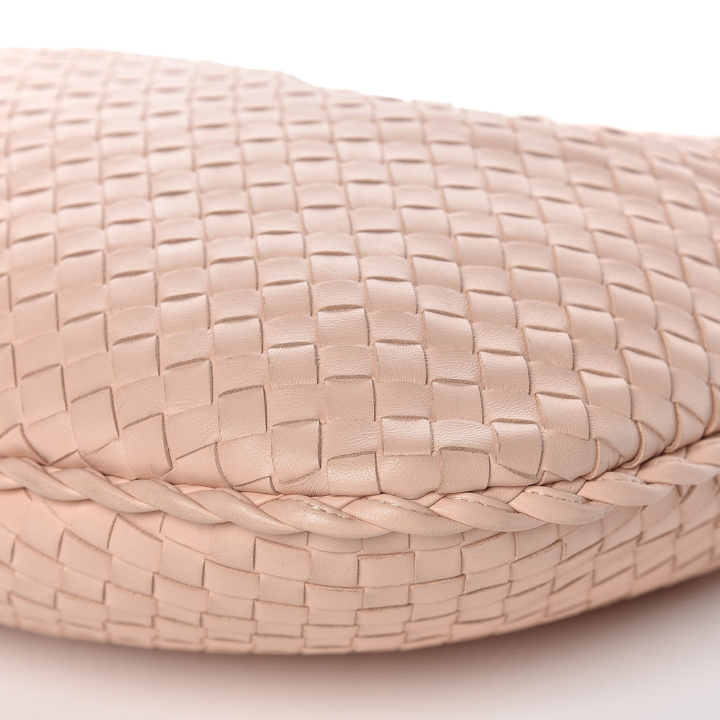 Nappa Intrecciato Medium Veneta Hobo Flamingo