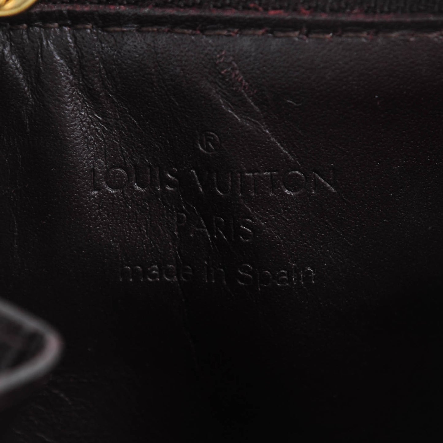 Vernis Key Pouch Amarante