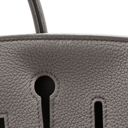 Hermes Togo Birkin 25 Etain 11 of 12
