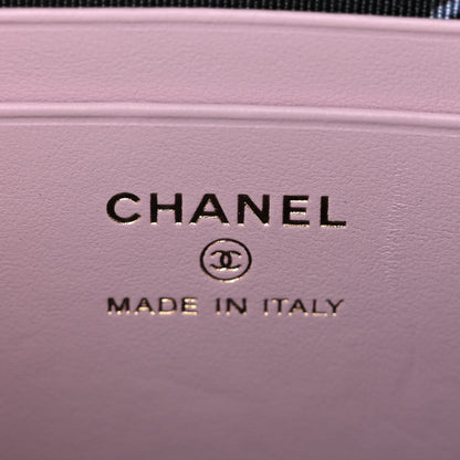 Chanel Caviar Quilted CC Mini Classic Backpack Light Purple 6 of 11