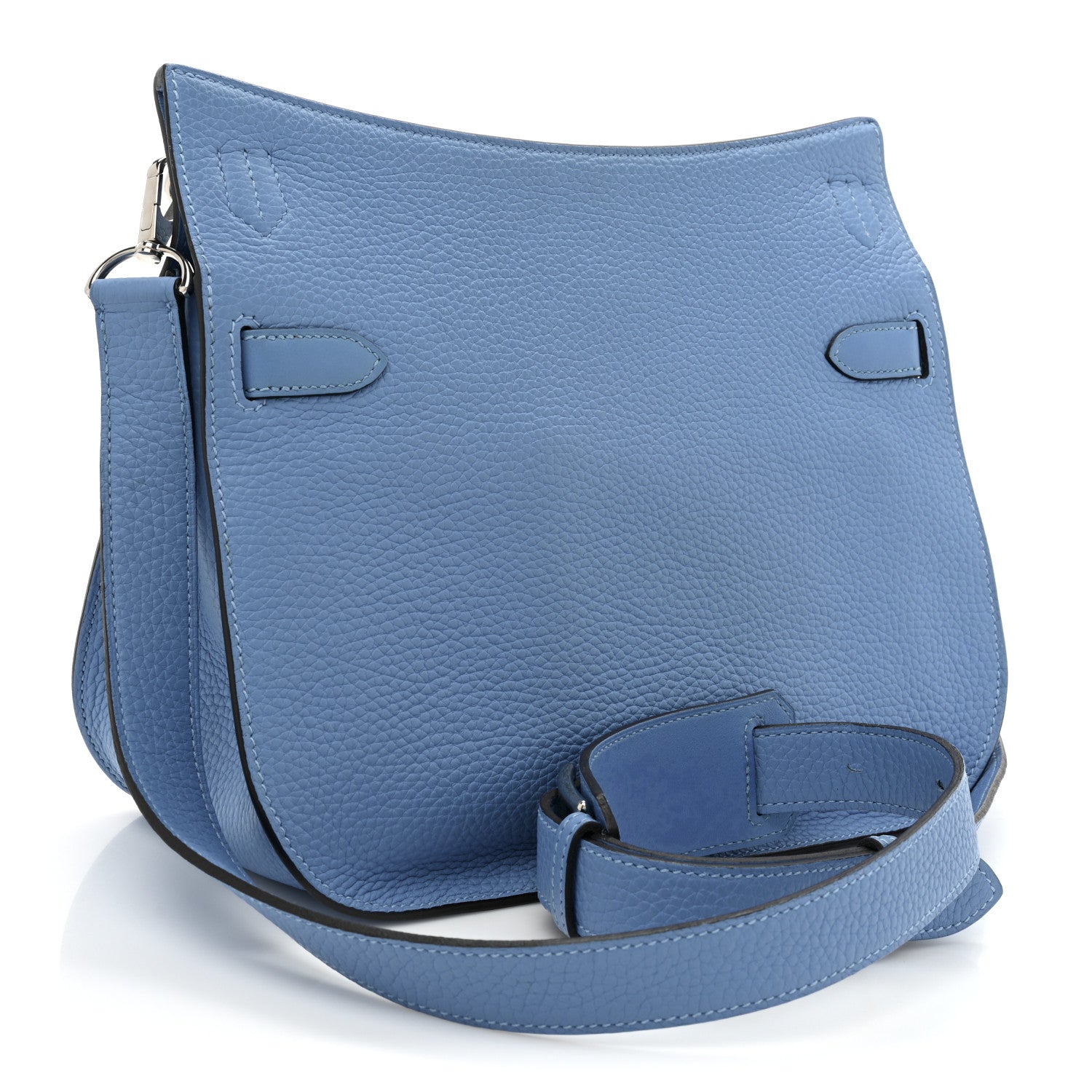 Hermes Taurillon Clemence Swift Jypsiere 28 Bleu Paradis 3 of 12