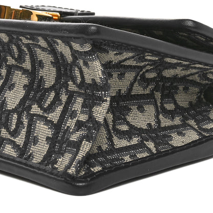 Christian Dior Oblique 30 Montaigne East West Chain Flap Bag Blue 9 of 9