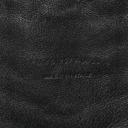 Saint Laurent Grain De Poudre Matelasse Monogram Mini Lou Camera Bag Black 7 of 13