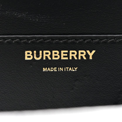 Burberry Smooth Calfskin Quilted Check TB Envelope Belt Bag Black 6 of 14