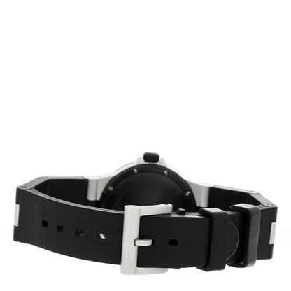 Bulgari Aluminum Rubber 32mm Diagono Quartz Watch 3 of 4