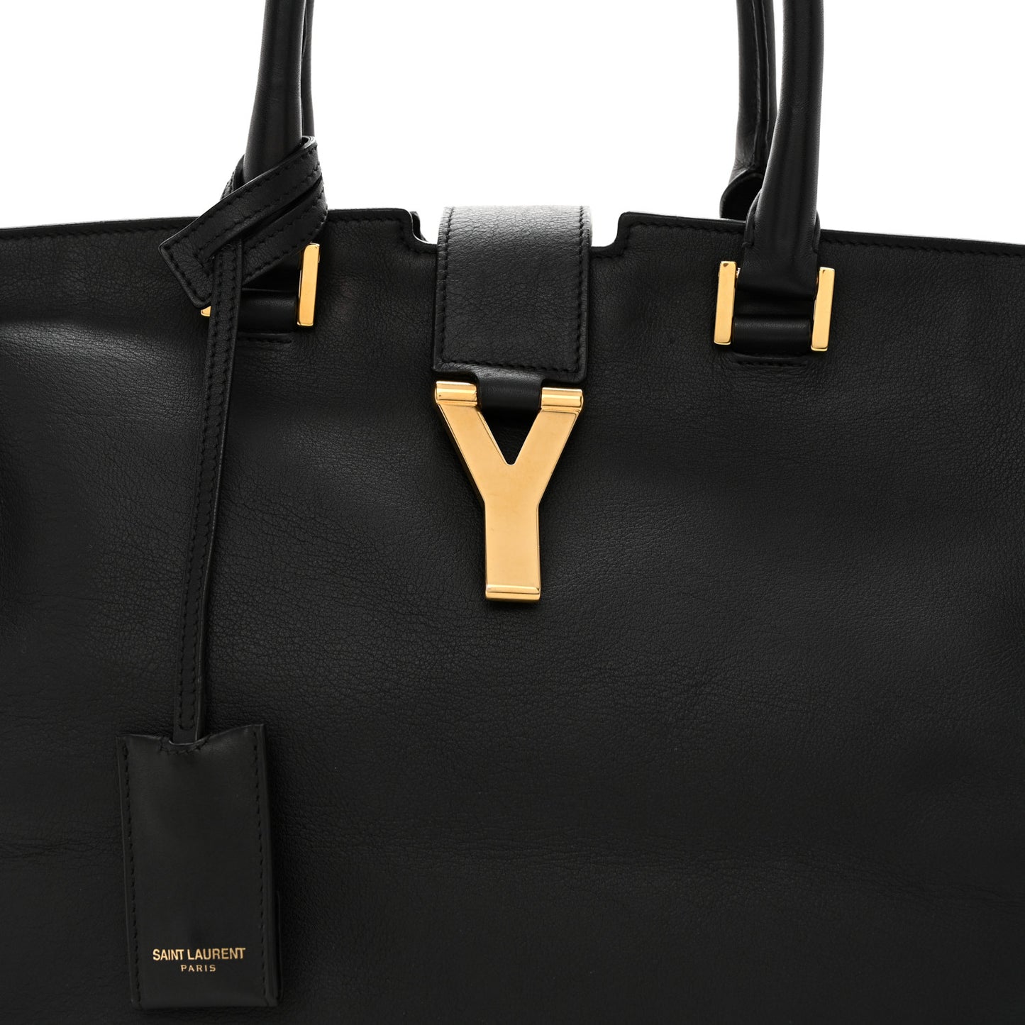 Calfskin Medium Classic Y Cabas Black