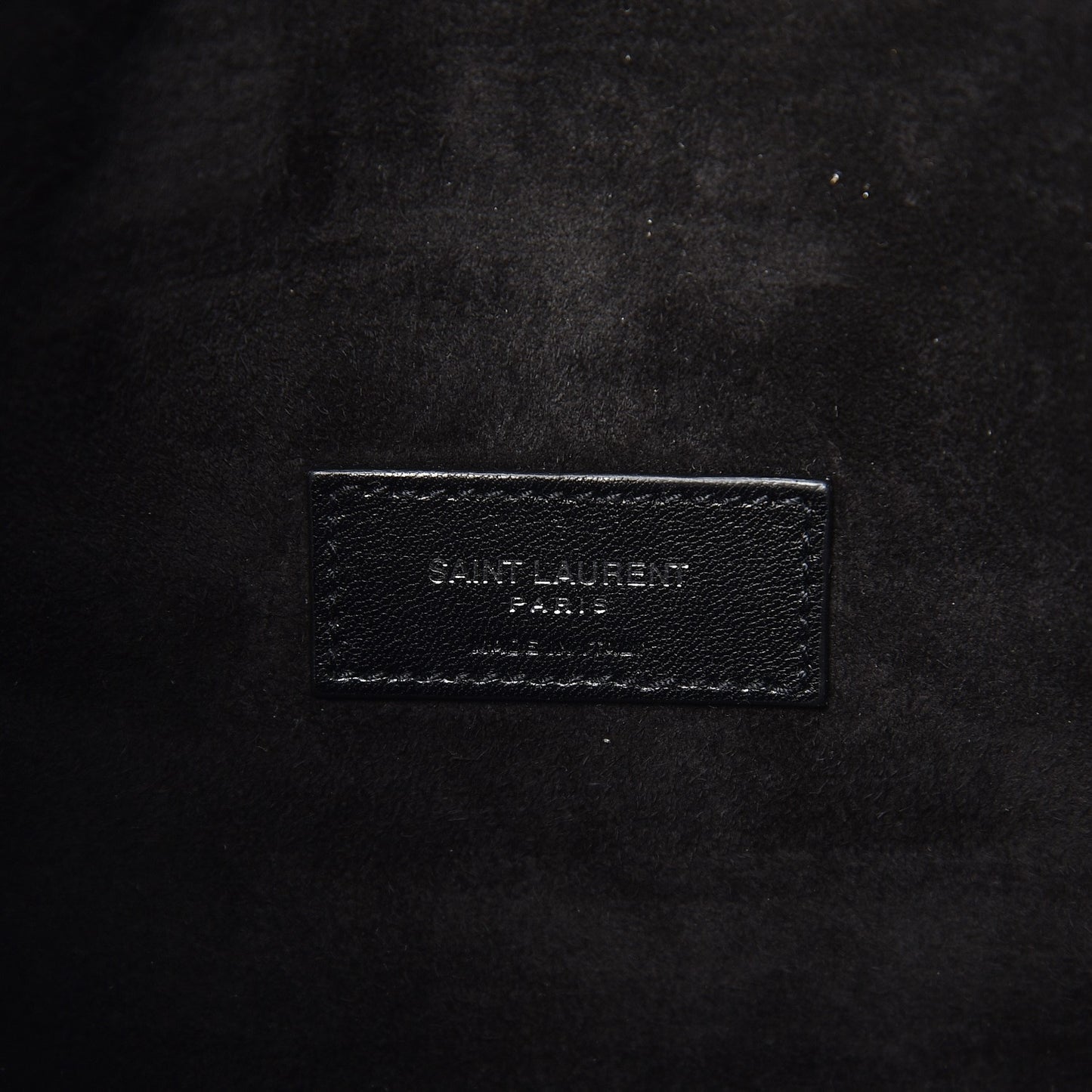 Calfskin Crocodile Embossed Small Supple Sac de Jour Black