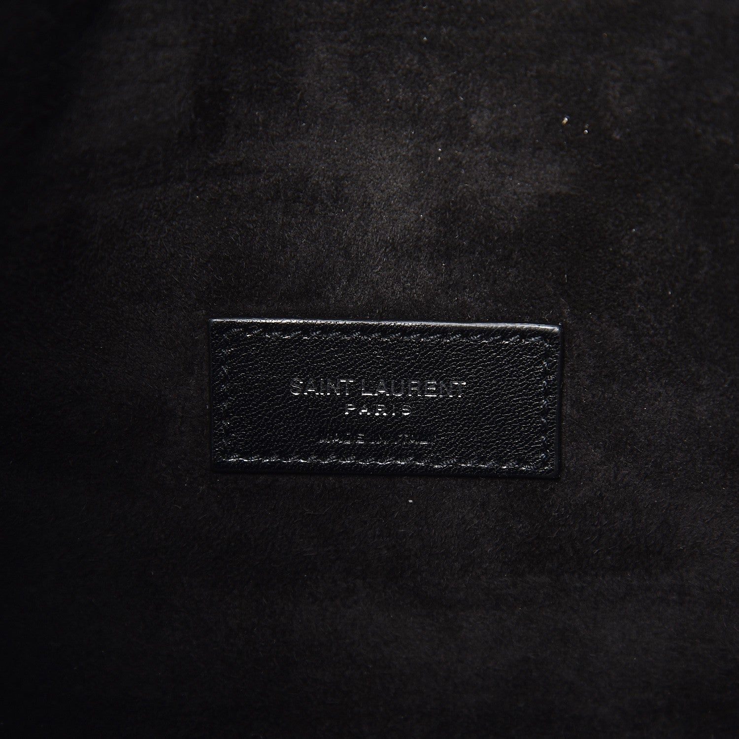 Saint Laurent Calfskin Crocodile Embossed Small Supple Sac de Jour Black 7 of 8