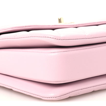 Chanel Lambskin Quilted Small Trendy CC Flap Dual Handle Bag Light Pink 11 of 13
