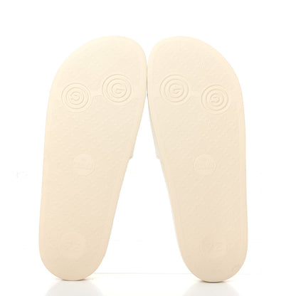 Gucci Rubber Logo Stamped Mens Slide Sandals 11 White 6 of 11