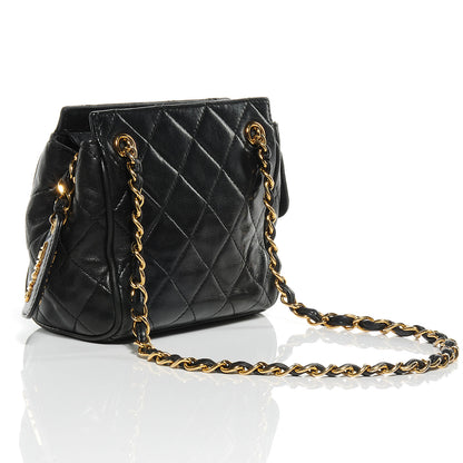 Chanel Lambskin Quilted Small Shoulder Bag Black 3 of 7