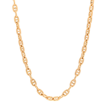 Hermes 18K Yellow Gold TPM Chaine D'Ancre Necklace 1 of 5