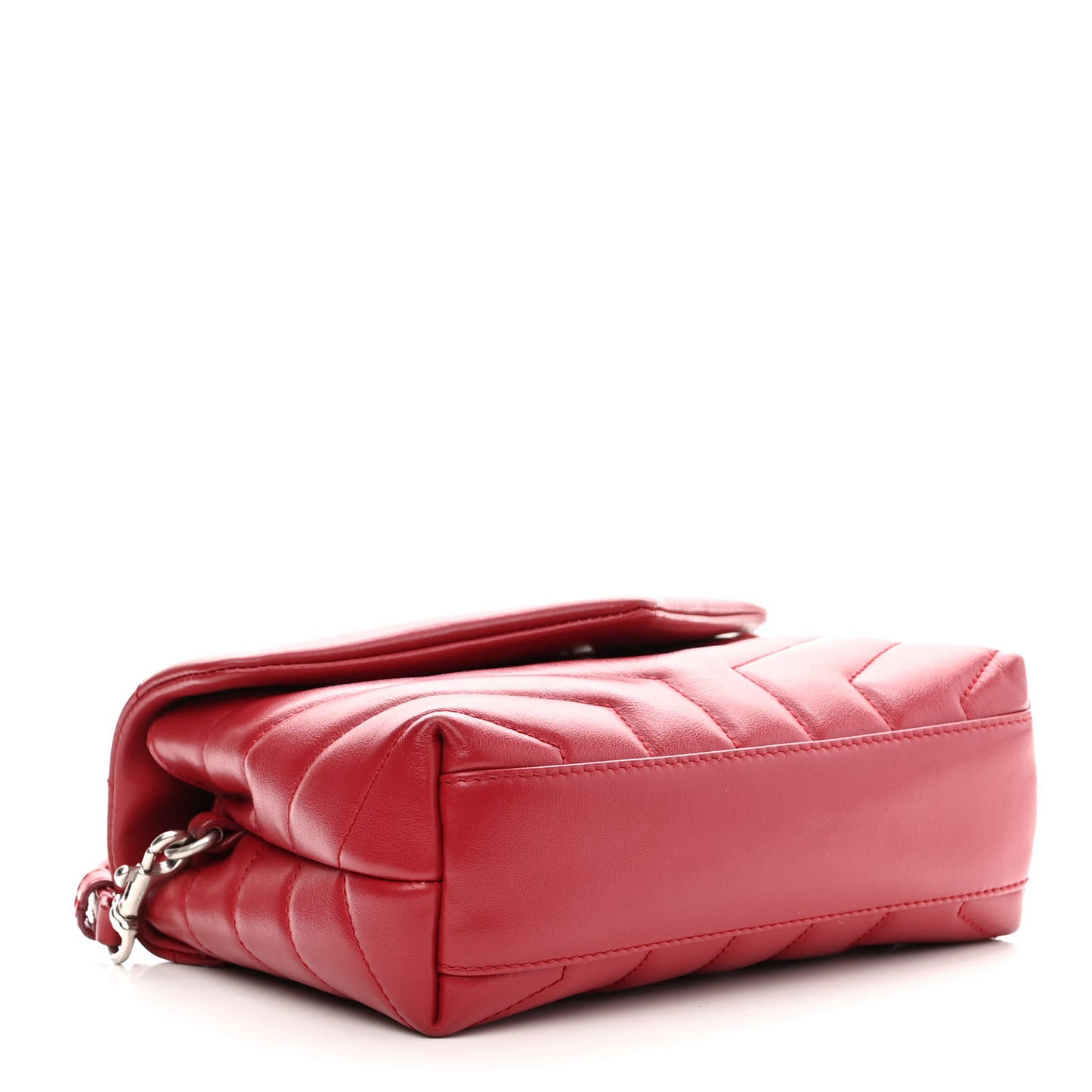 Calfskin Y Quilted Monogram Toy Loulou Monogram Crossbody Bag Red