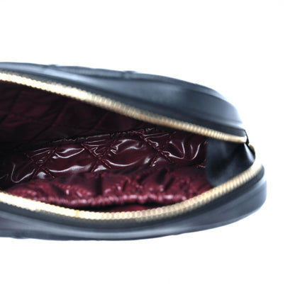 Chanel Caviar Quilted Small Curvy Pouch Cosmetic Case Black 5 of 13