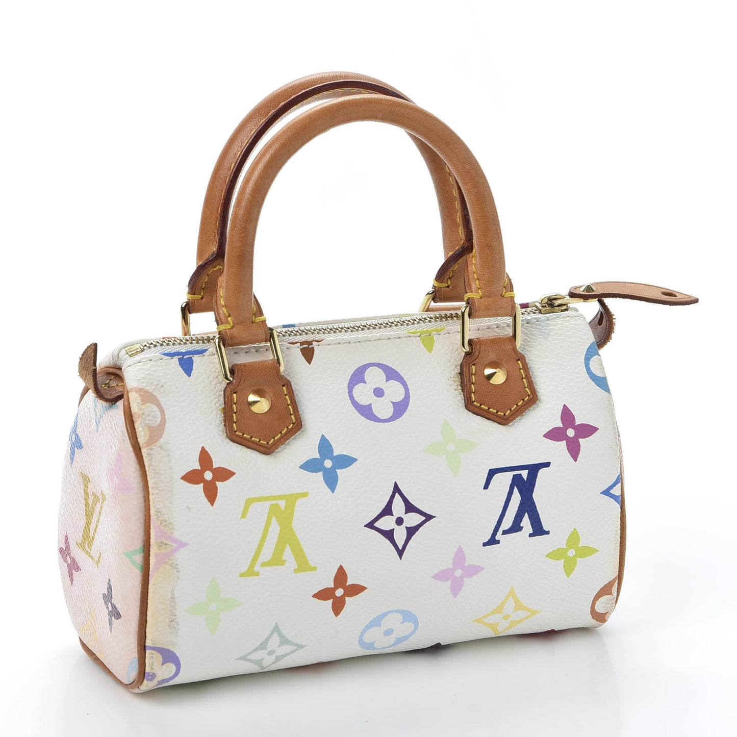 Monogram Multicolor Mini Sac HL Speedy White