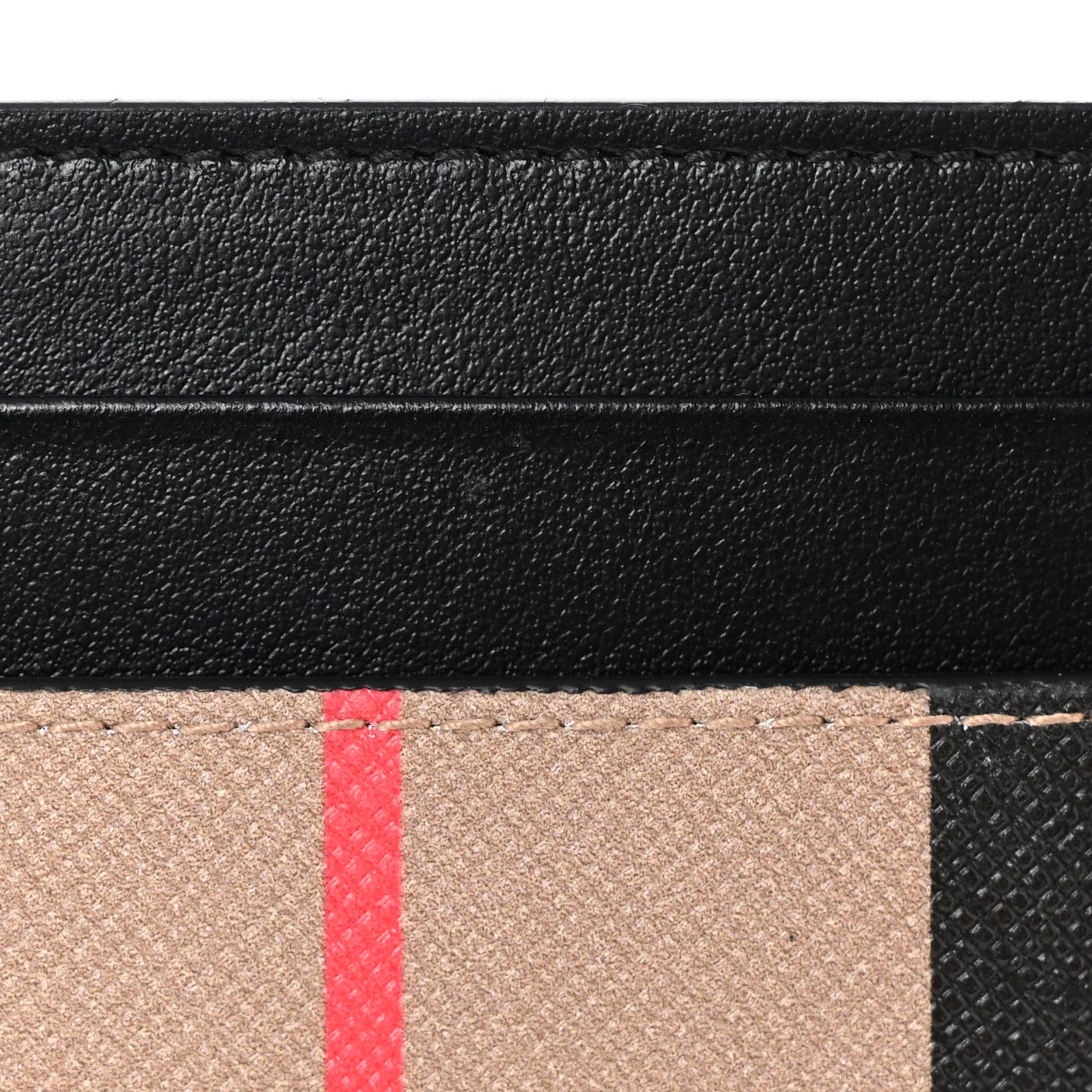 Burberry E-Canvas Calfskin Icon Stripe Card Case Archive Beige 7 of 7