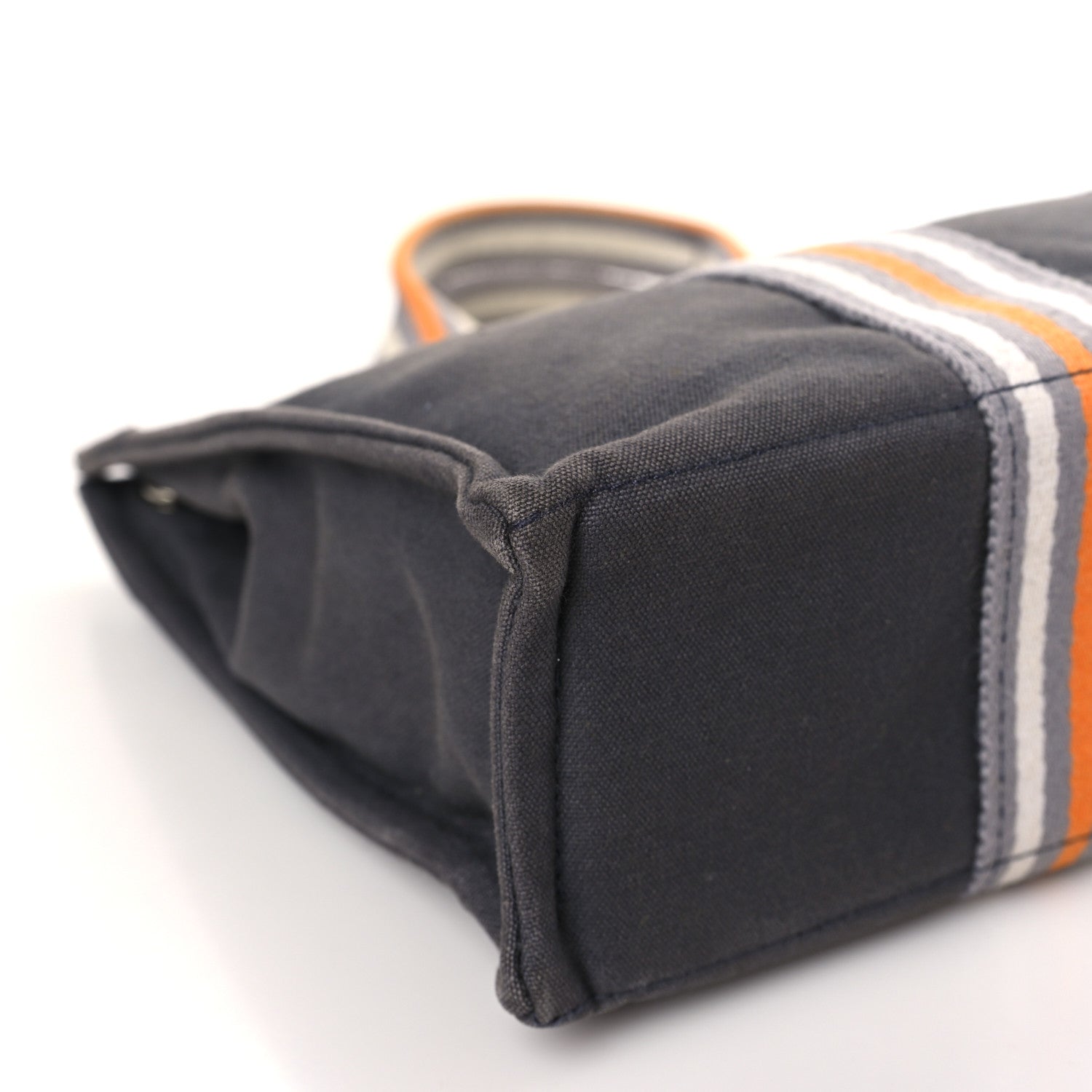 Hermes Cotton Canvas Tout Fourre PM Grey 7 of 8