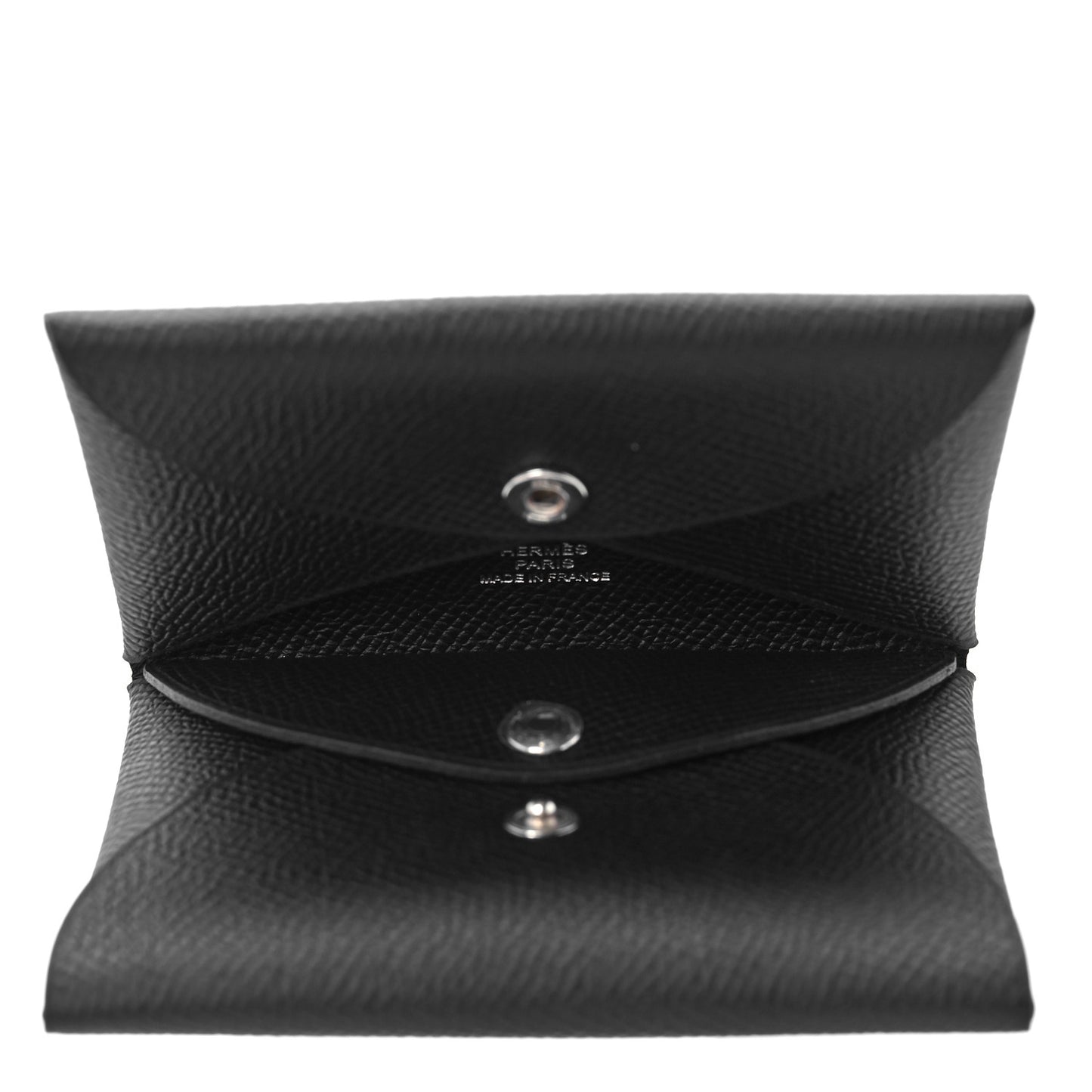 Epsom Calvi Duo Card Case Black