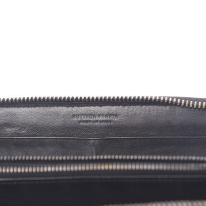 Bottega Veneta Nappa Intrecciato Zip Around Wallet Black 6 of 13